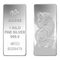 1 Kilogram PAMP Fortuna Silver Bar