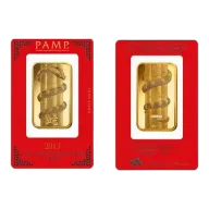 PAMP 100 Gram Gold Lunar Snake Bar