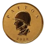 2024 1/10 oz Patton Gold Coin - Commander Series