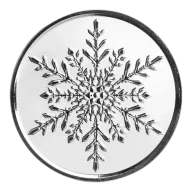 Scottsdale Mint Snowflake 1oz Silver Christmas Round