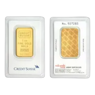 1 oz Gold Bar - Credit Suisse (Carded)