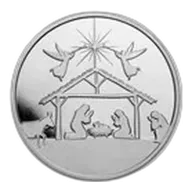 1 oz Silver Round - Nativity Scene