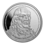 1 oz Silver Round - Founders of Liberty: Franklin | Free Speech