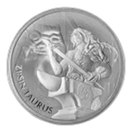 2021 South Korea 1 oz Silver ZI:SIN Taurus BU