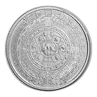 1/10 oz Silver Round - Aztec Calendar