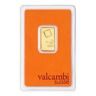 5 gram Gold Bar - Valcambi (Carded)