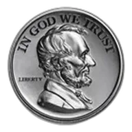 2 oz Silver HR Round - Presidential Tribute Series: Lincoln