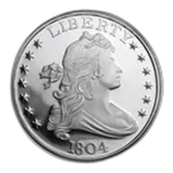 1 oz Silver Round - 1804 Silver Dollar
