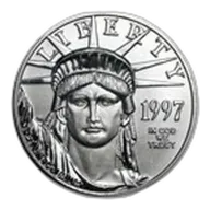 1997 1 oz American Platinum Eagle BU