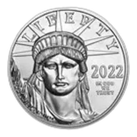 2022 1 oz American Platinum Eagle Coin BU