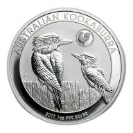 2017 1oz Australian Silver Kookaburra Rooster Privy Coin