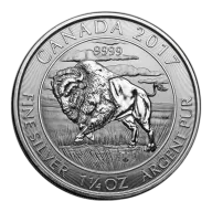 Pre-Owned 1.25 oz Bison Silver Coin