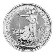 2023 1 oz Silver Britannia Coin BU (King Charles III)