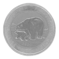 1.5 oz Polar Bear Silver Coin
