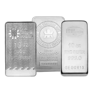 10 oz Silver Bar - Brand Varies