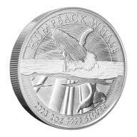 2 oz Humpback Whale Silver Coin