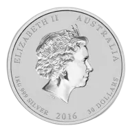 2016 1kg Australian Lunar II Silver Coin - Year of the Monkey