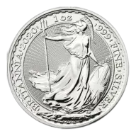 2020 1 oz Silver Britannia Coin BU