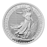 2024 1 oz Silver Britannia Coin BU