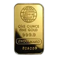 1 oz Gold Bar - Engelhard ('E' logo)