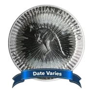 $1 Silver Australian Kangaroo 1 oz Random Year Impaired