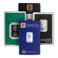 10 Gram Platinum Bar Various Mints