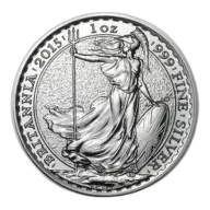 2015 Silver Britannia Coin 1 oz BU
