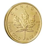 1/4 oz Maple Leaf Gold Coin