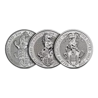 2 oz British Silver Queen's Beast Coin (Random Year, Varied Condition)
