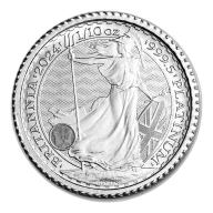 2025 Great Britain 1/10 oz .9995 Fine Platinum Britannia Coin (King Charles III) BU