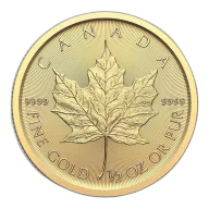 2026 1/2 oz Canadian .9999 Fine Gold Maple Leaf Coin BU