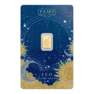 1/2 gram Gold Bar - PAMP Suisse Zodiacs - Leo