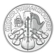 2026 1 oz Austrian .999 Fine Silver Philharmonic Coin BU