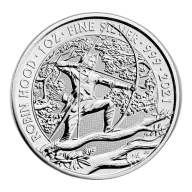 2021 Great Britain 1 oz Silver Myths and Legends: Robin Hood