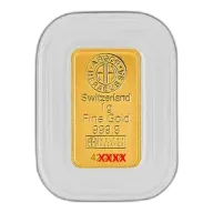 Argor-Hereaus 1 Gram .9999 Fine Gold Bar - In Assay Card