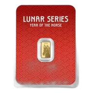 1 gram Gold Bar - 2026 Year of the Horse (TEP, Series 2)