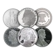 1 Oz .999 Silver Round (Secondary Market, Varied Condition, Any Mint)