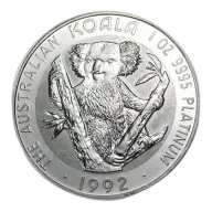 Platinum Coin Koala 1 oz Platinum 1992