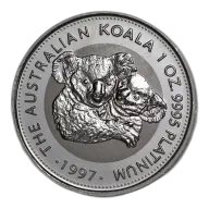 Platinum Coin Koala 1 oz Platinum 1997
