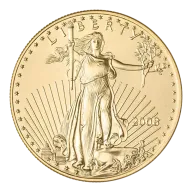 1 oz American Gold Eagle Coin (Random Year, Varied Condition)