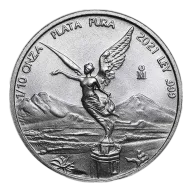 Mexican Libertad 1/10 oz Silver 2021