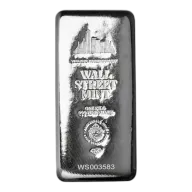 Scottsdale Mint Wall Street Mint 1kg Silver Cast Bar