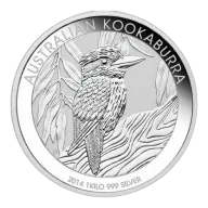 1kg Silver Kookaburra Coin 2014