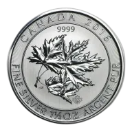 Pre-Owned 2016 Canadian Superleaf Maple 1.5oz Silver Coin - VAT Free