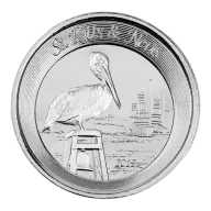 Pre-Owned 2019 St. Kitts and Nevis Pelican 1oz Silver Coin - VAT Free