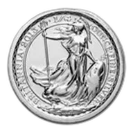 1/4 oz Silver Britannia BU (Abrasions, Random Year)