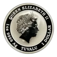 2 oz Tuvalu Bald Eagle Silver Coin (Year Varies)