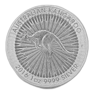 2016 Australia Kangaroo 1oz Silver $1 Coin
