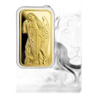 Archangel Michael 1oz Gold Scottsdale Mint Bullion Bar