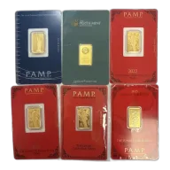 Pre-Owned 5g PAMP Suisse Gold Bar